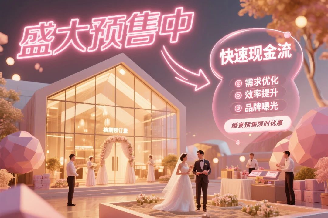 新建婚礼堂一定要提前做好运营规划，今天就围绕筹建期婚礼堂为什么一定要做好预售，以及新建婚礼堂如何做好预售这两个话题展开分...